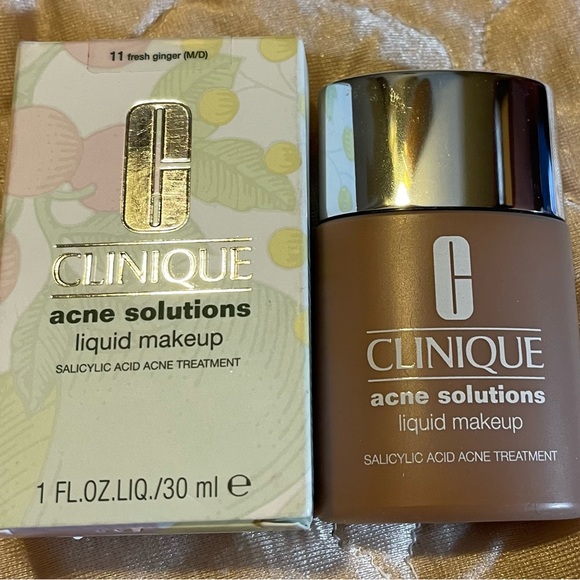 Clinique Acne Solutions Liquid Makeup Foundation fresh ginger #11 - Picture 4 of 7